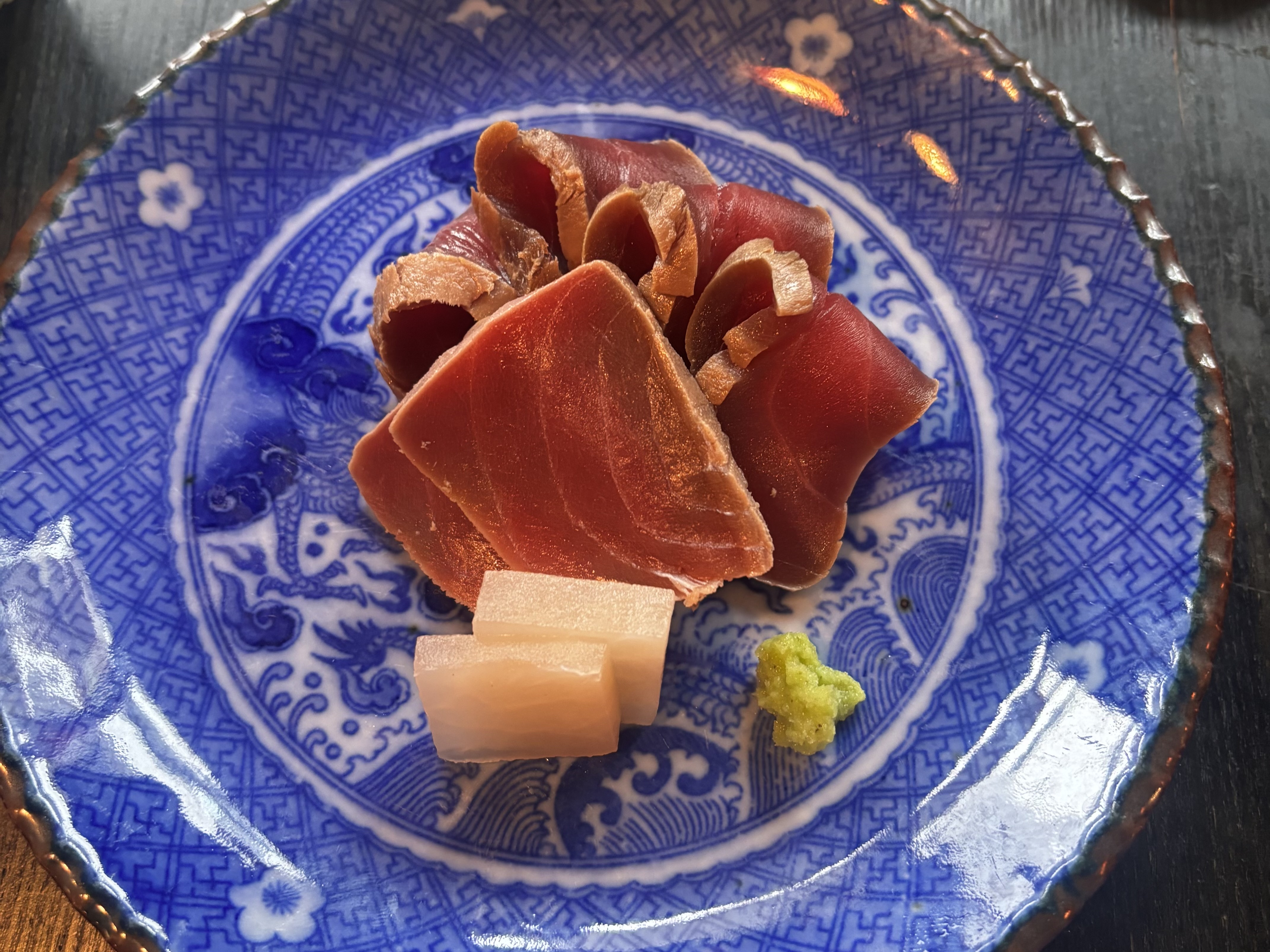 Seared bonito sashimi — Japan food tour